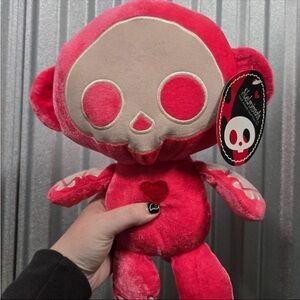 Skelanimals pink monkey Marcy new with tags‎ fiesta y2k plush stuffed animal